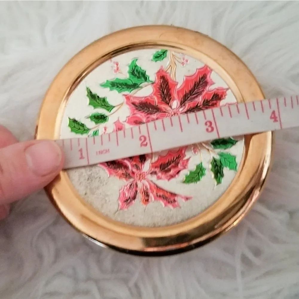 Vintage 24k gold plated Japanese poinsettia - Picture 5 of 7